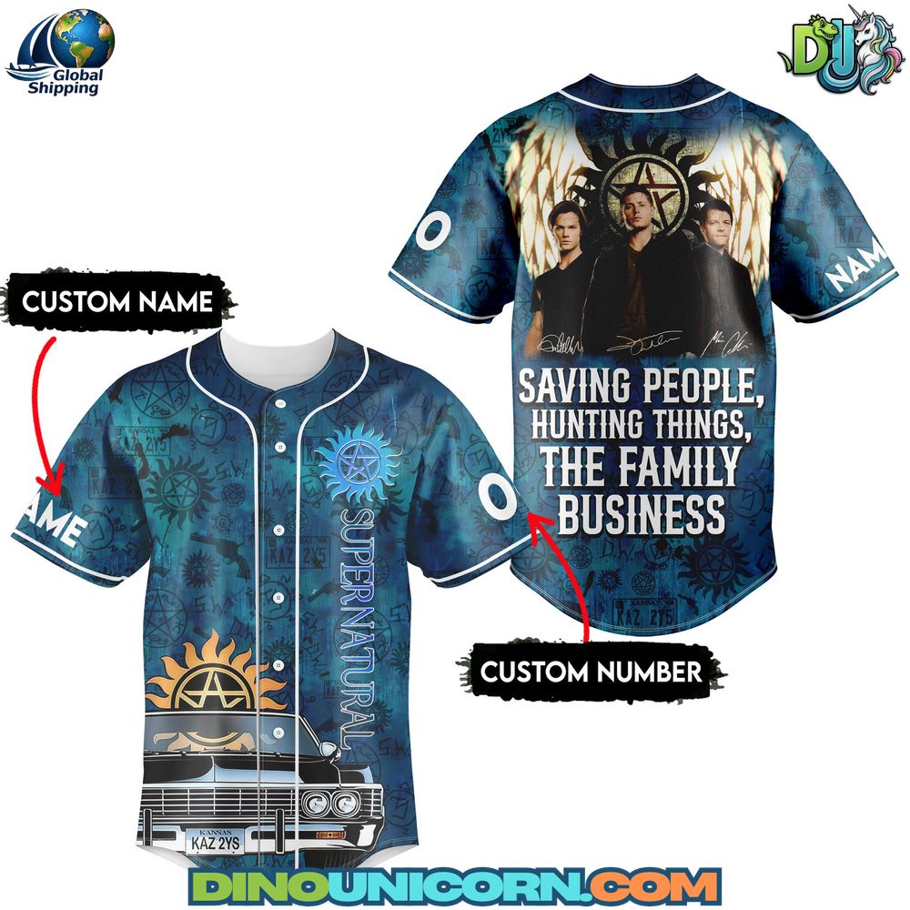 Supernatural Baseball Jersey NNA - Image 2