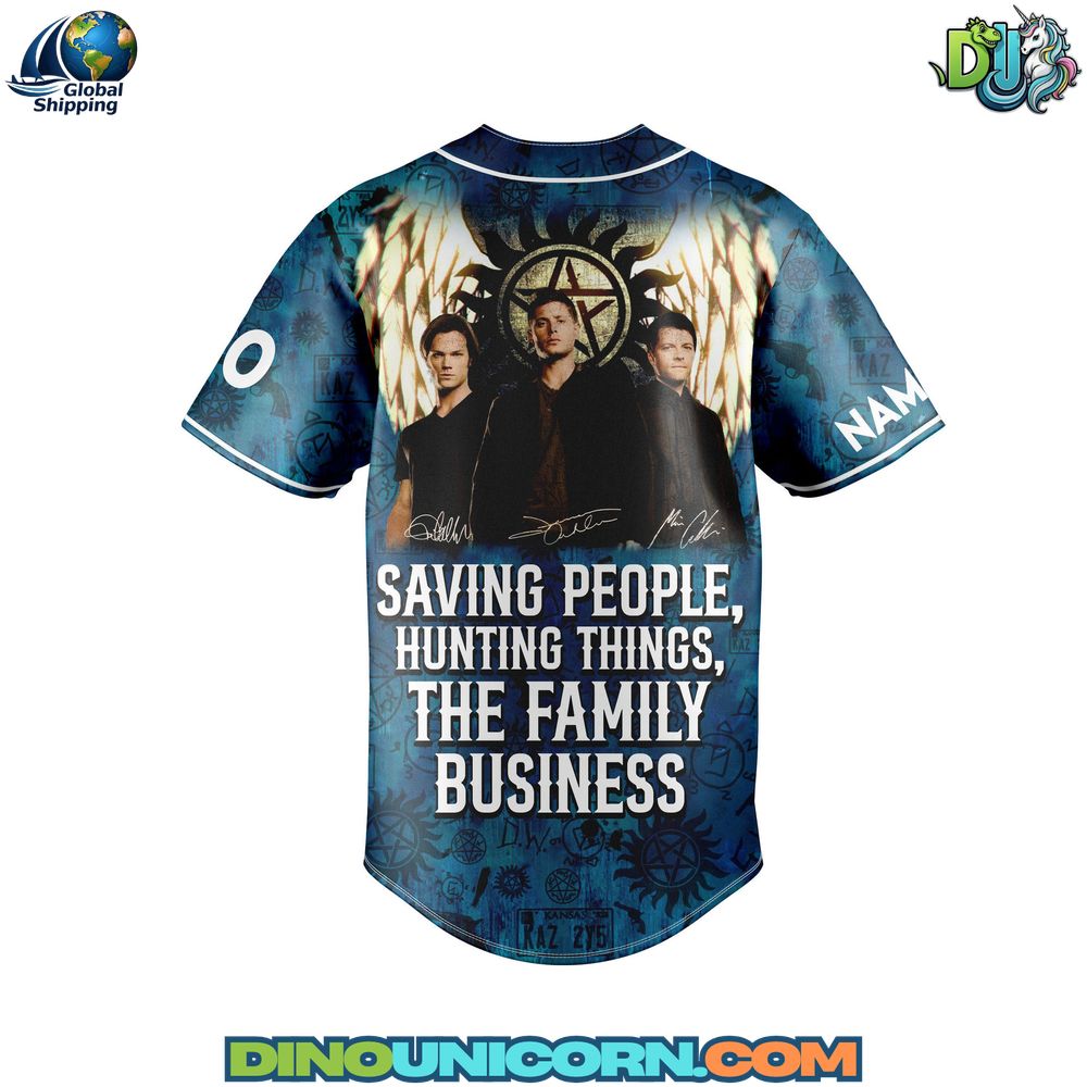 Supernatural Baseball Jersey NNA - Image 4
