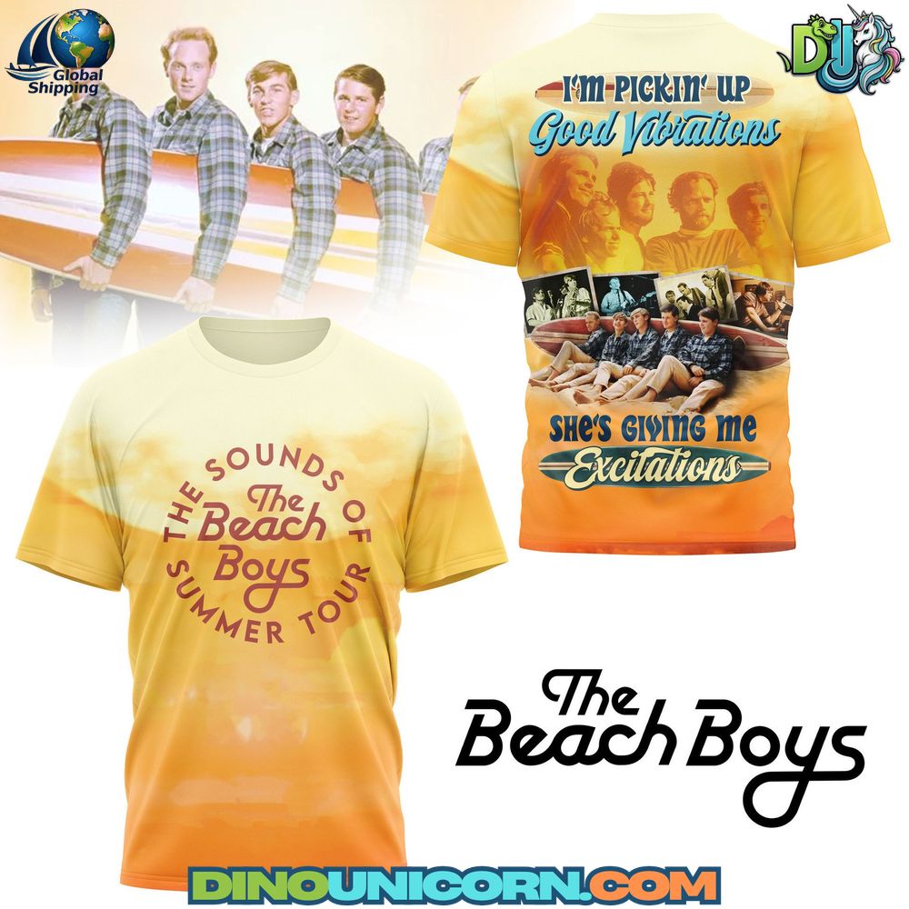 The Beach Boys Sounds of Summer Tour T-Shirt Hoodie Or Zip-up Hoodie NNA