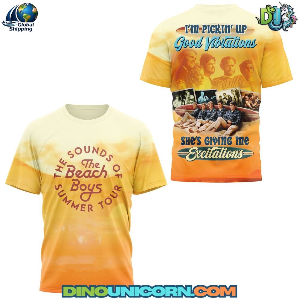 The Beach Boys Sounds of Summer Tour T-Shirt Hoodie Or Zip-up Hoodie NNA - Image 2