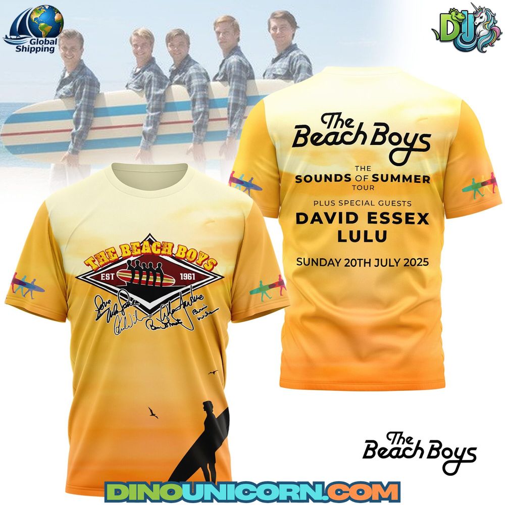 The Beach Boys Tour T-Shirt Hoodie Or Zip-up Hoodie NNA