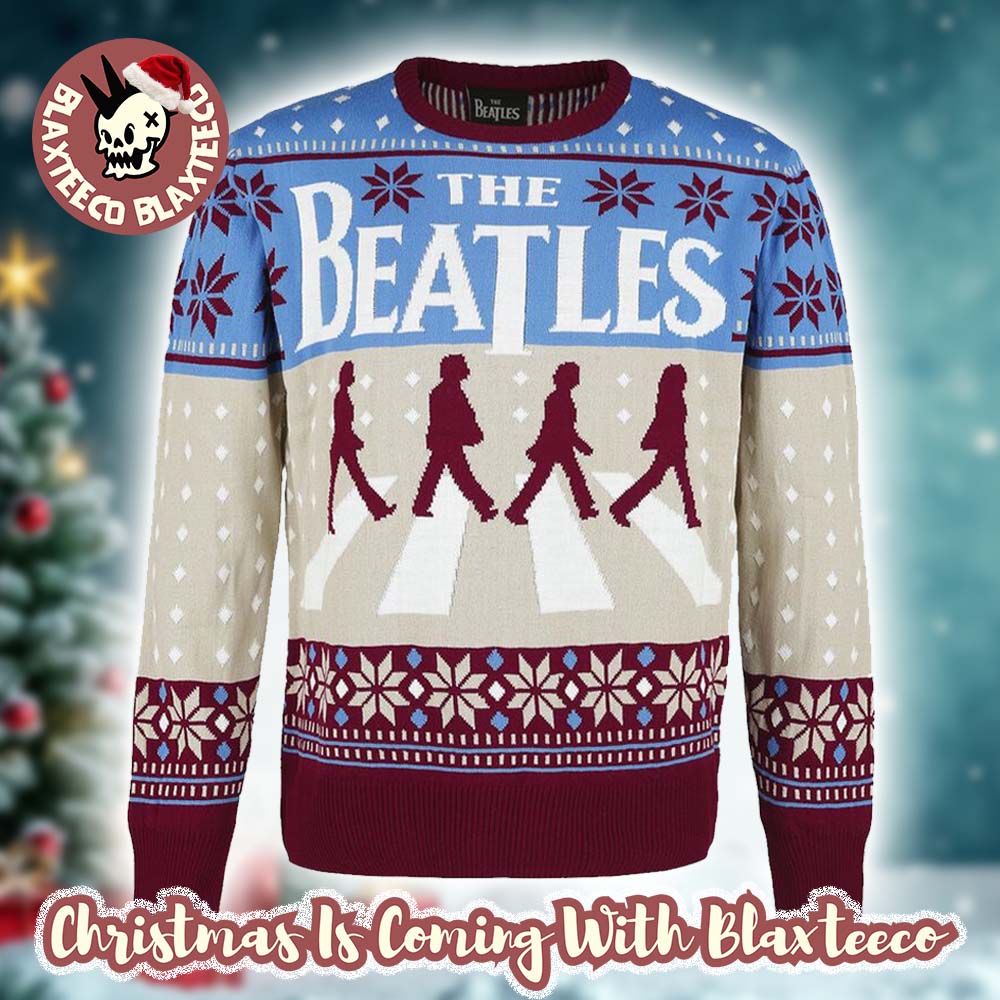 The Beat   les Abbey Road Signature Aston Villa Colorway Holiday Ugly Christmas Sweater HG