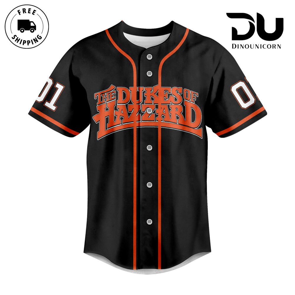 The Dukes Of Hazzard Baseball Jersey NNA Shirt - Image 3