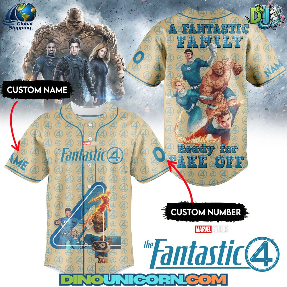 The Fantastic Four Baseball Jersey NNA