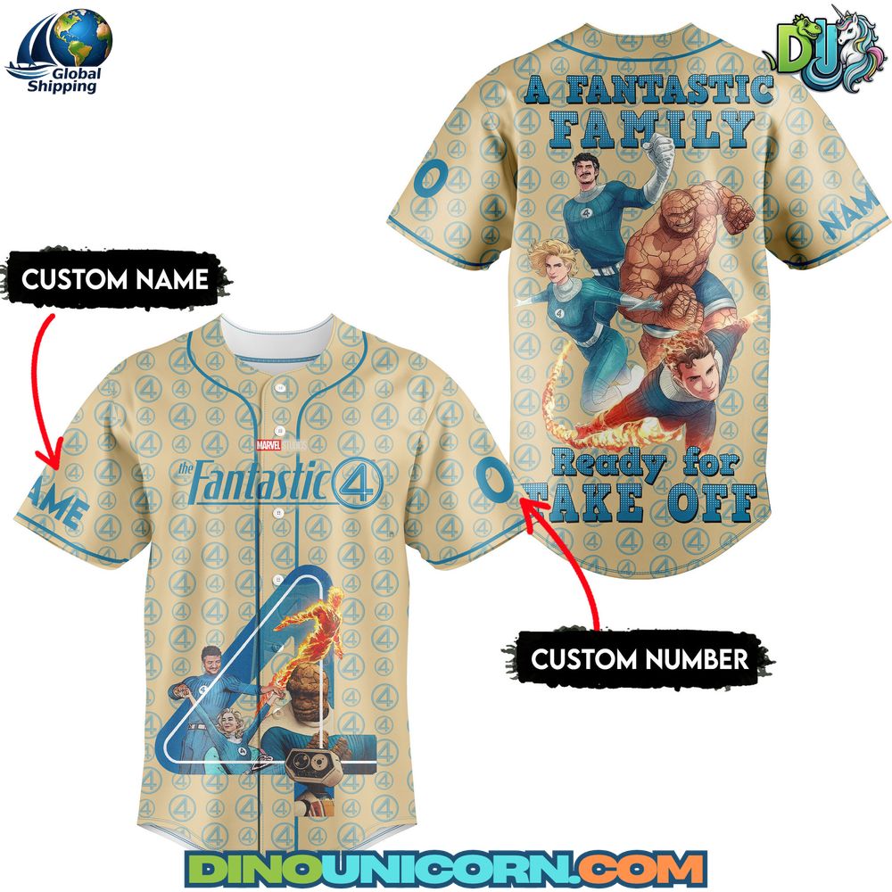 The Fantastic Four Baseball Jersey NNA - Image 2