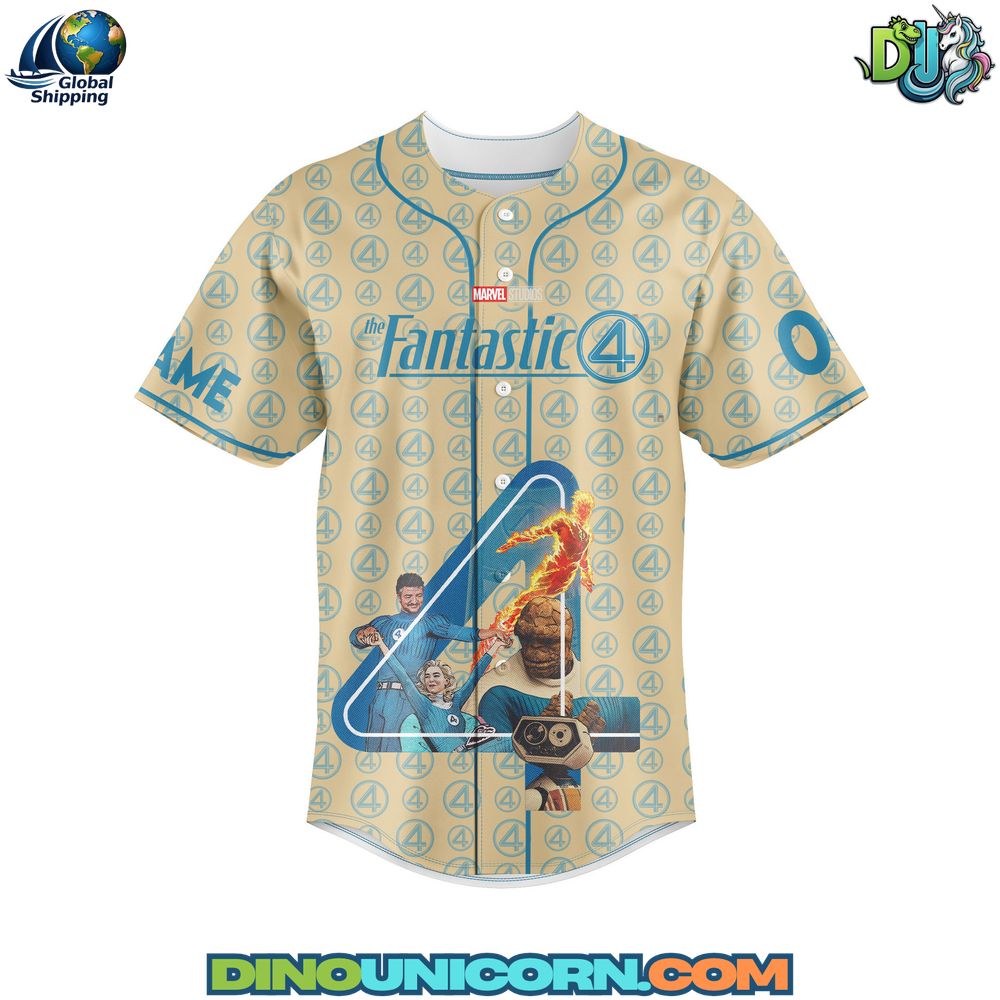 The Fantastic Four Baseball Jersey NNA - Image 3