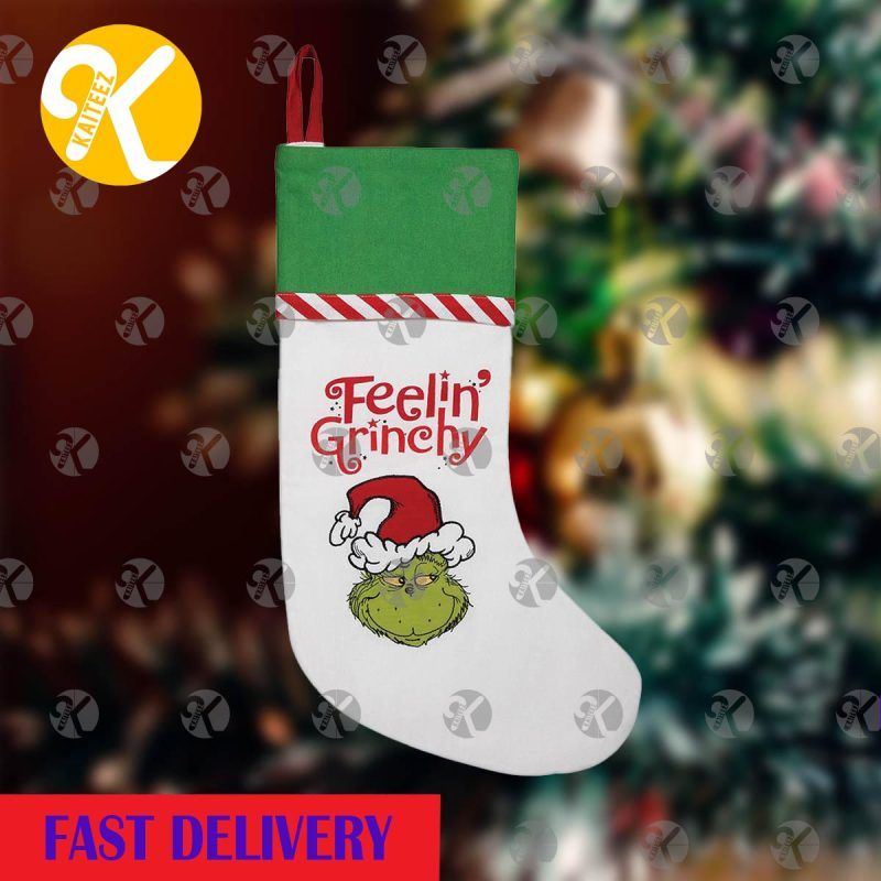 The Grinch Feelin’ Grinchy Signature Christmas Stocking HG