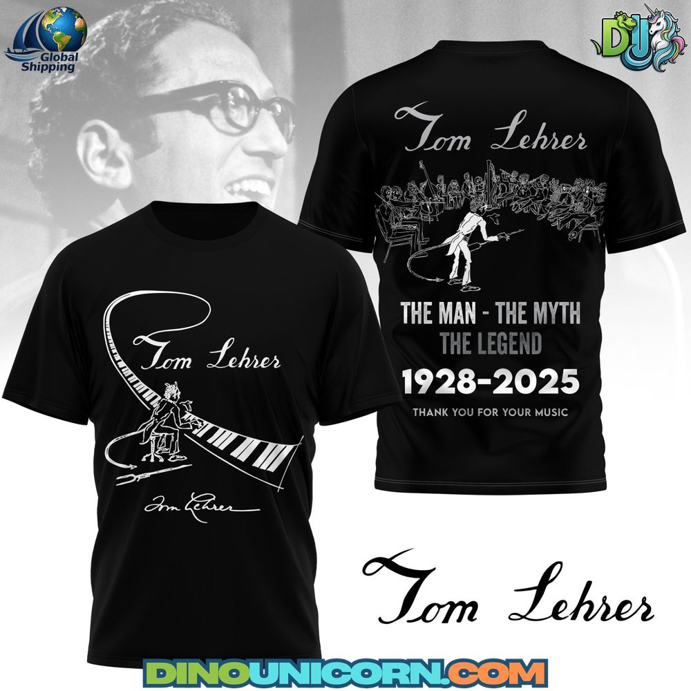 Tom Lehrer T-Shirt Hoodie Or Zip-up Hoodie NNA