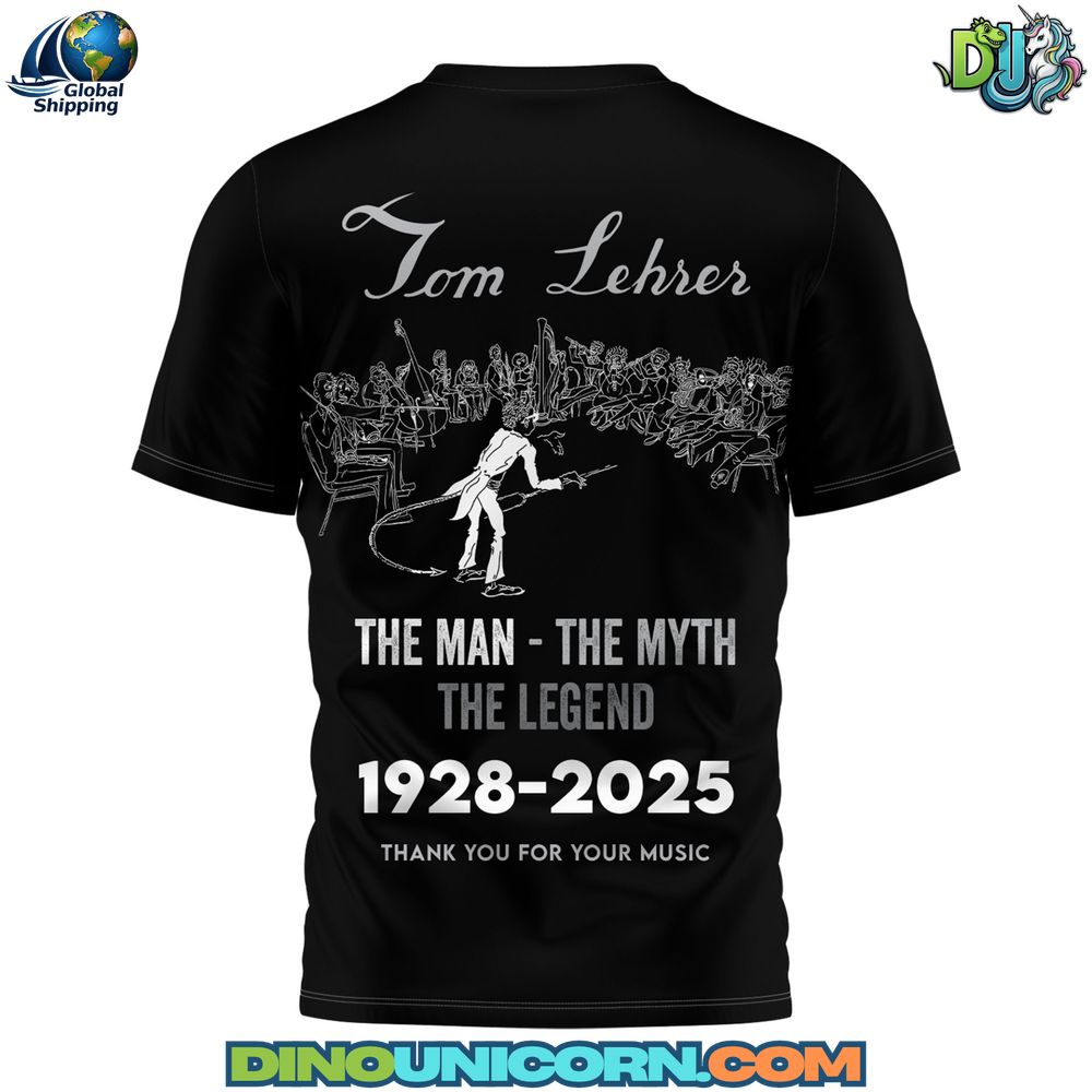 Tom Lehrer T-Shirt Hoodie Or Zip-up Hoodie NNA - Image 3