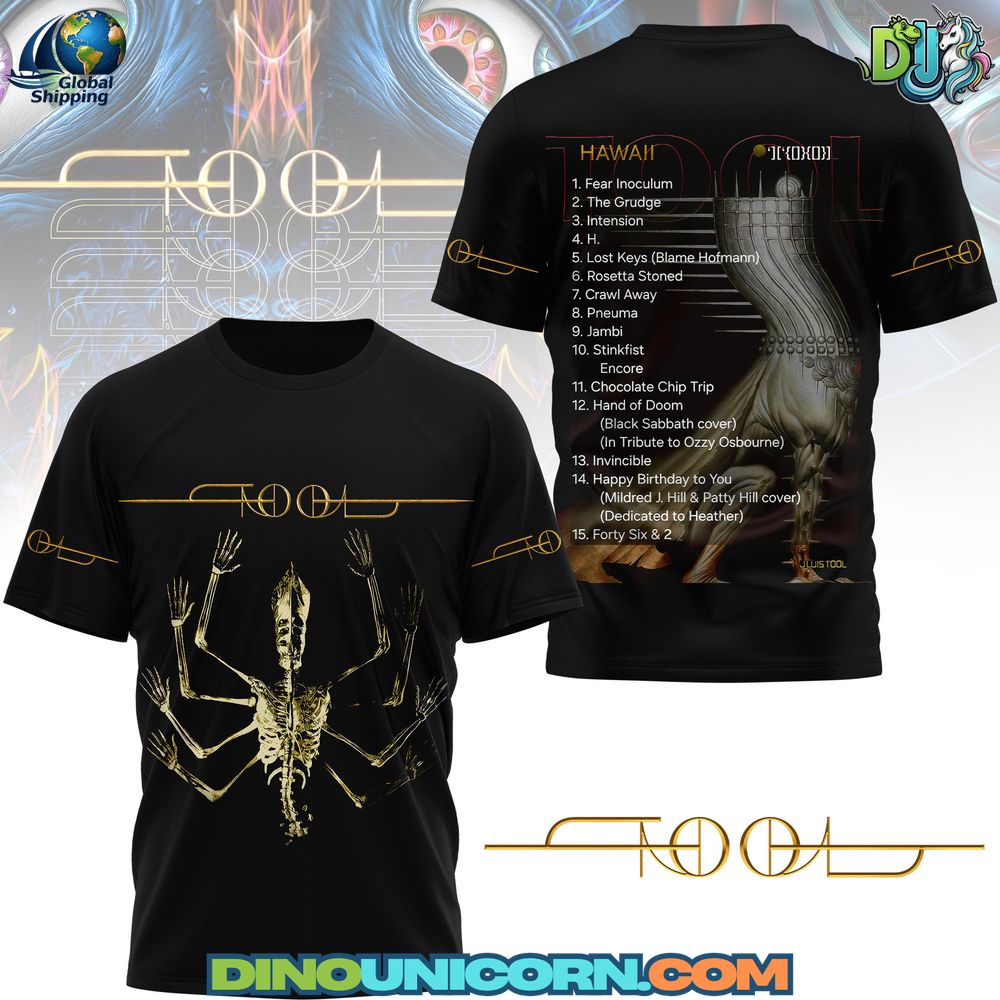 Tool Hawaii T-Shirt Hoodie Or Zip-up Hoodie NNA