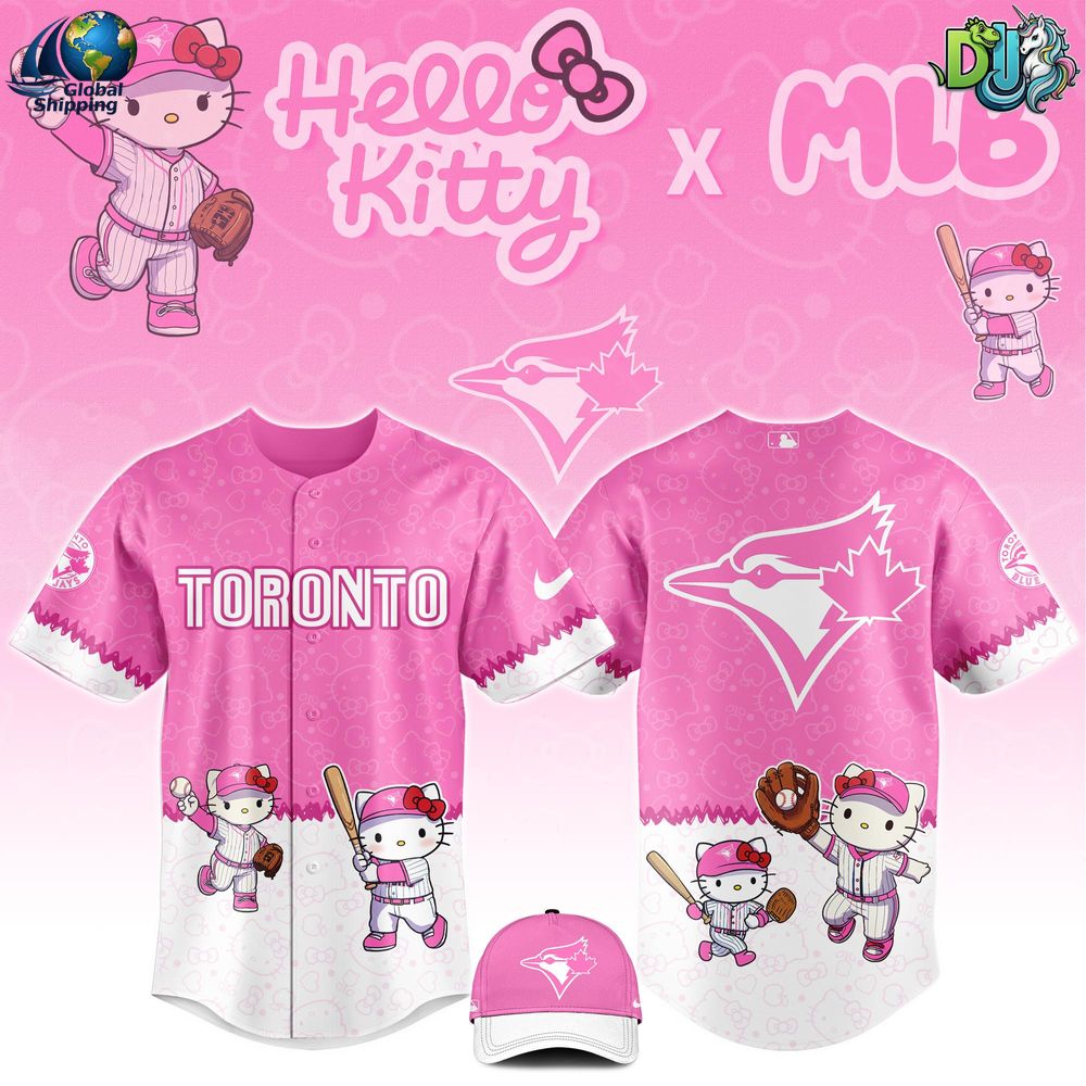 Toronto Blue Jays x Hello Kitty Baseball Jersey NNA