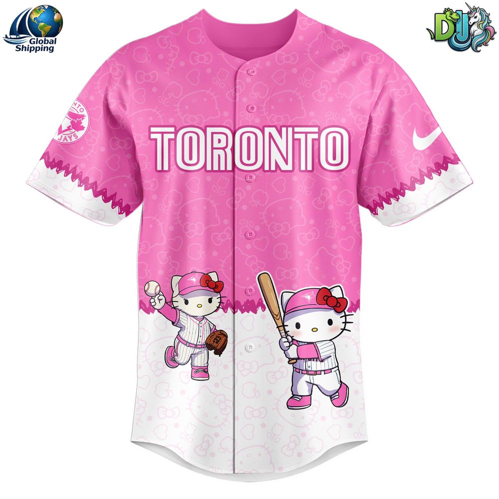 Toronto Blue Jays x Hello Kitty Baseball Jersey NNA - Image 2