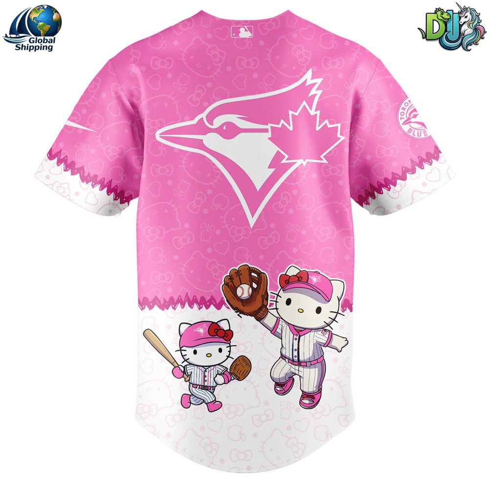 Toronto Blue Jays x Hello Kitty Baseball Jersey NNA - Image 3