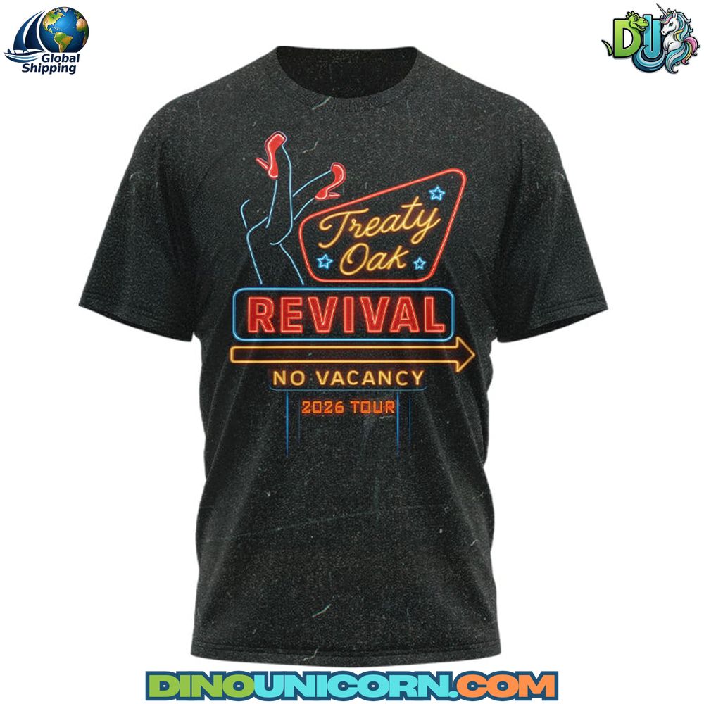 Treaty Oak Revival No Vacancy Tour T-Shirt Hoodie Or Zip-up Hoodie NNA - Image 2