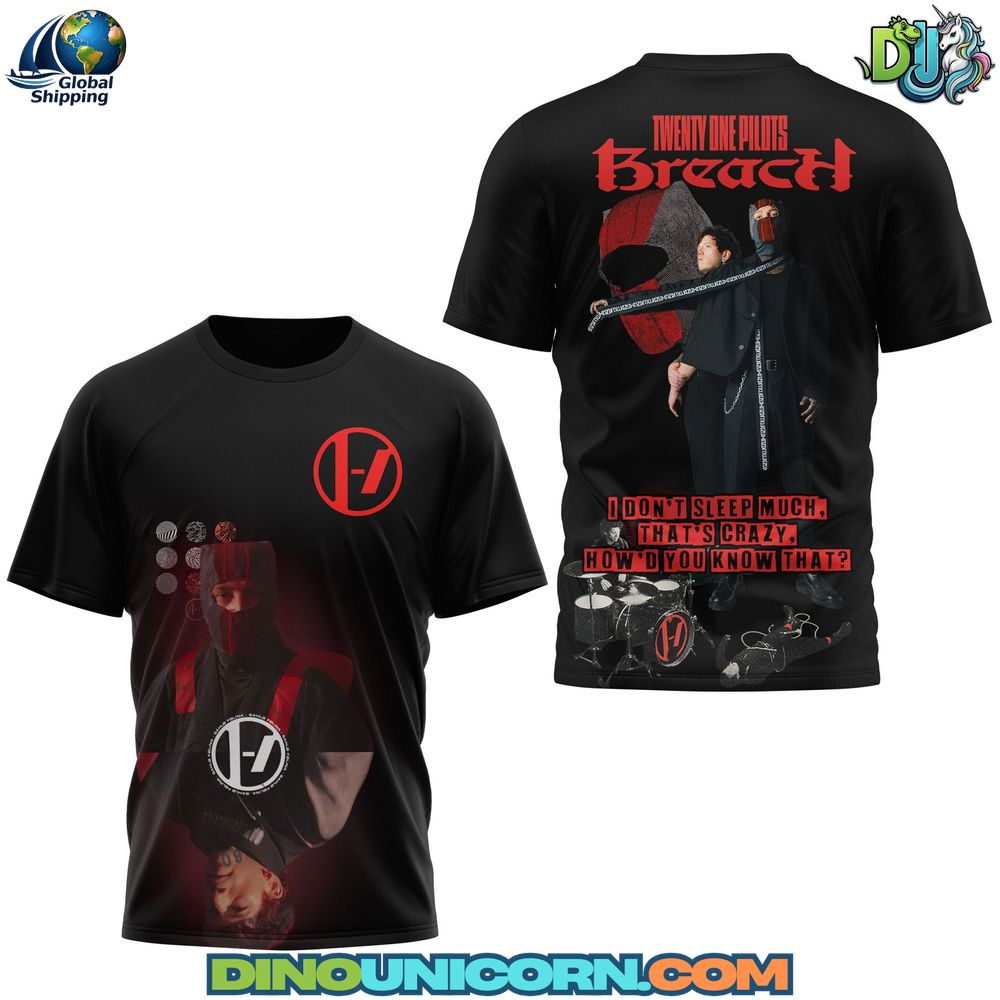 Twenty One Pilots Breach T-Shirt Hoodie Or Zip-up Hoodie NNA - Image 2