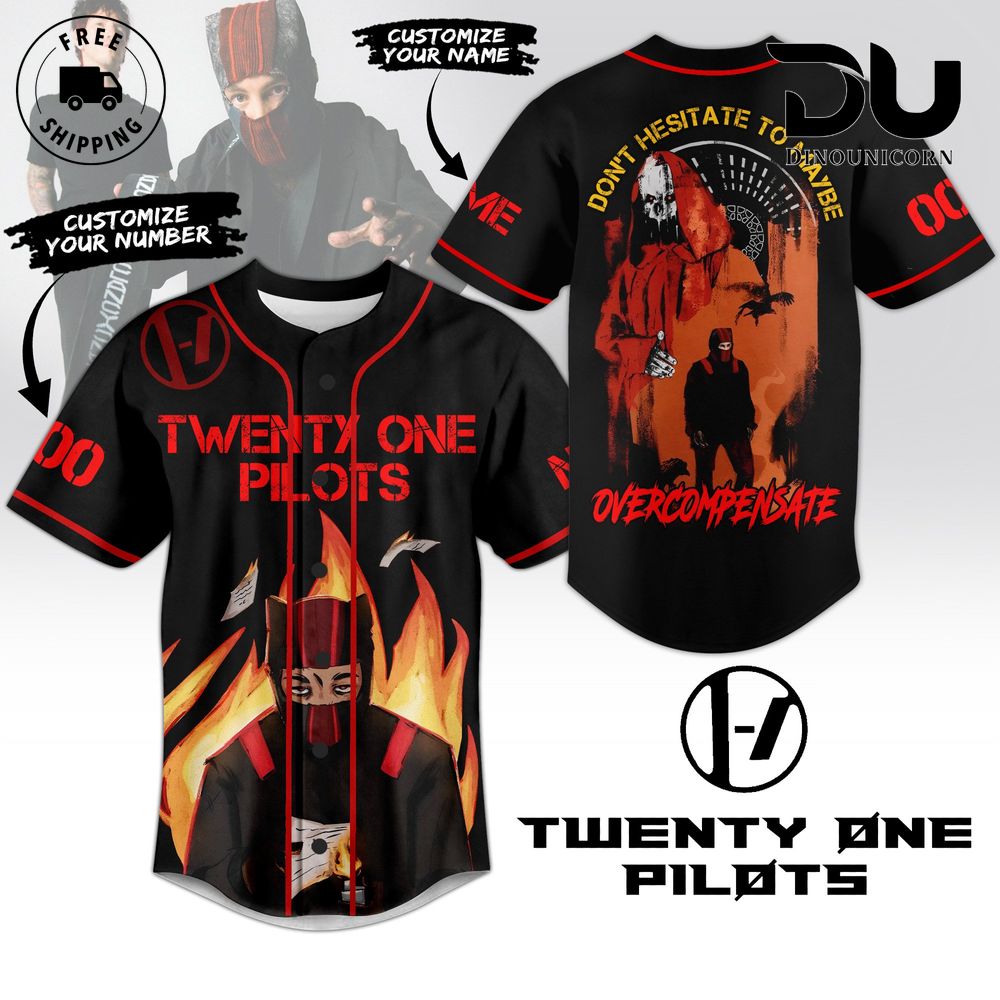 Twenty One Pilots – Overcompensate Baseball Jersey NNA Shirt