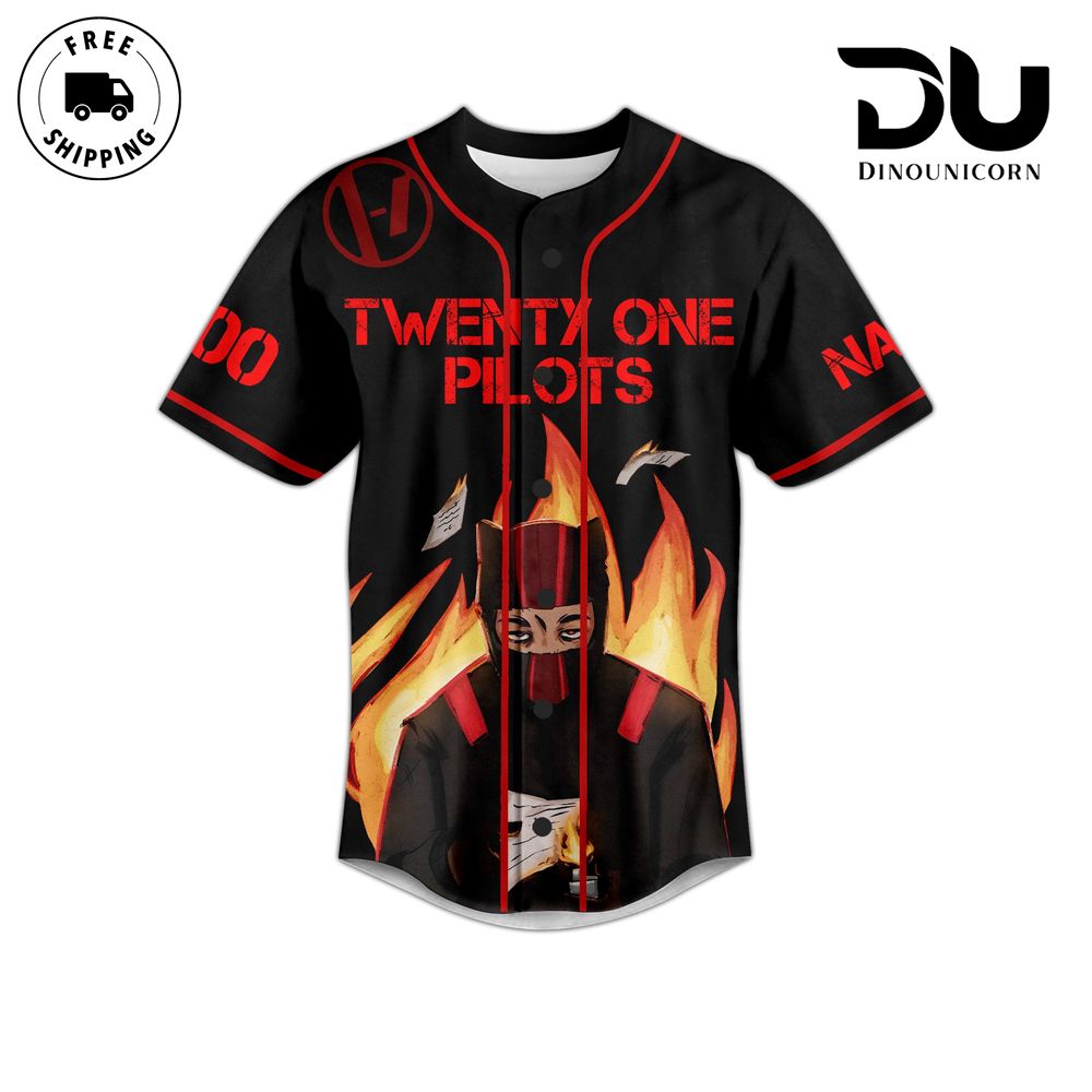 Twenty One Pilots – Overcompensate Baseball Jersey NNA Shirt - Image 2