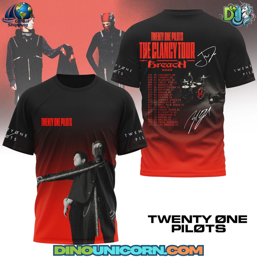 Twenty One Pilots T-Shirt Hoodie Or Zip-up Hoodie NNA