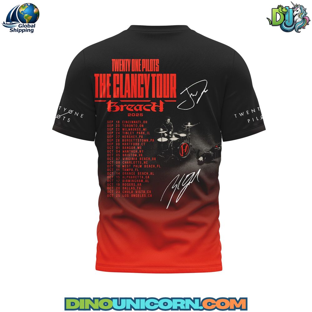 Twenty One Pilots T-Shirt Hoodie Or Zip-up Hoodie NNA - Image 3