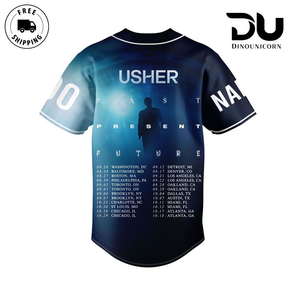 Usher Tour Baseball Jersey NNA - Image 3