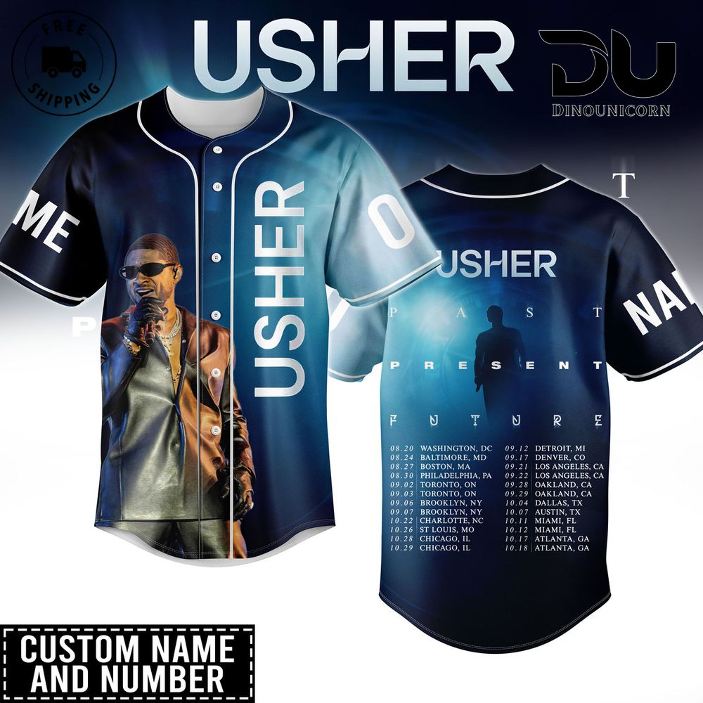 Usher Tour Baseball Jersey NNA