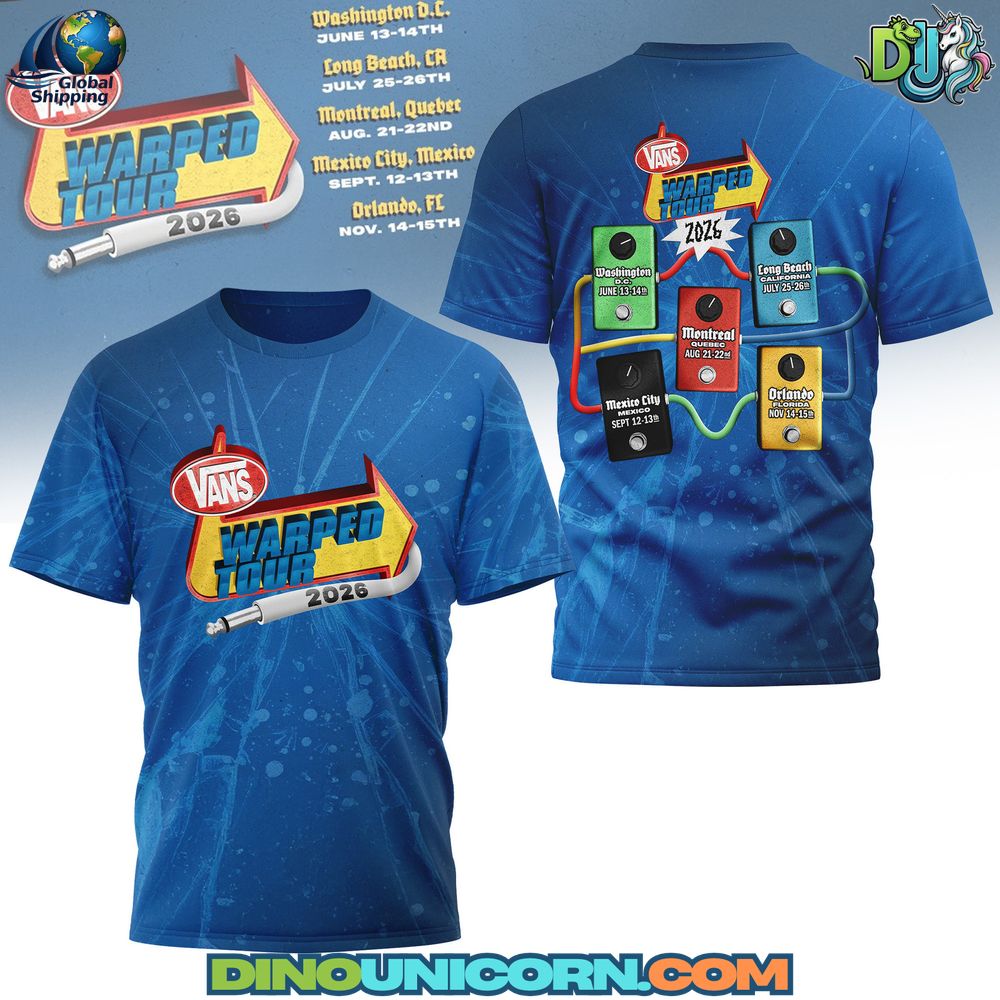 Vans Warped Tour 2026 T-Shirt Hoodie Or Zip-up Hoodie NNA