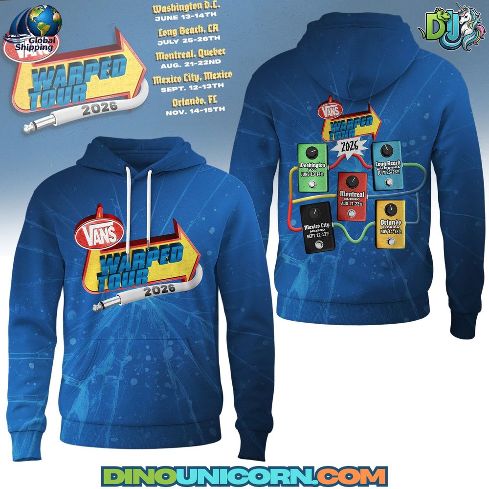 Vans Warped Tour 2026 T-Shirt Hoodie Or Zip-up Hoodie NNA - Image 4