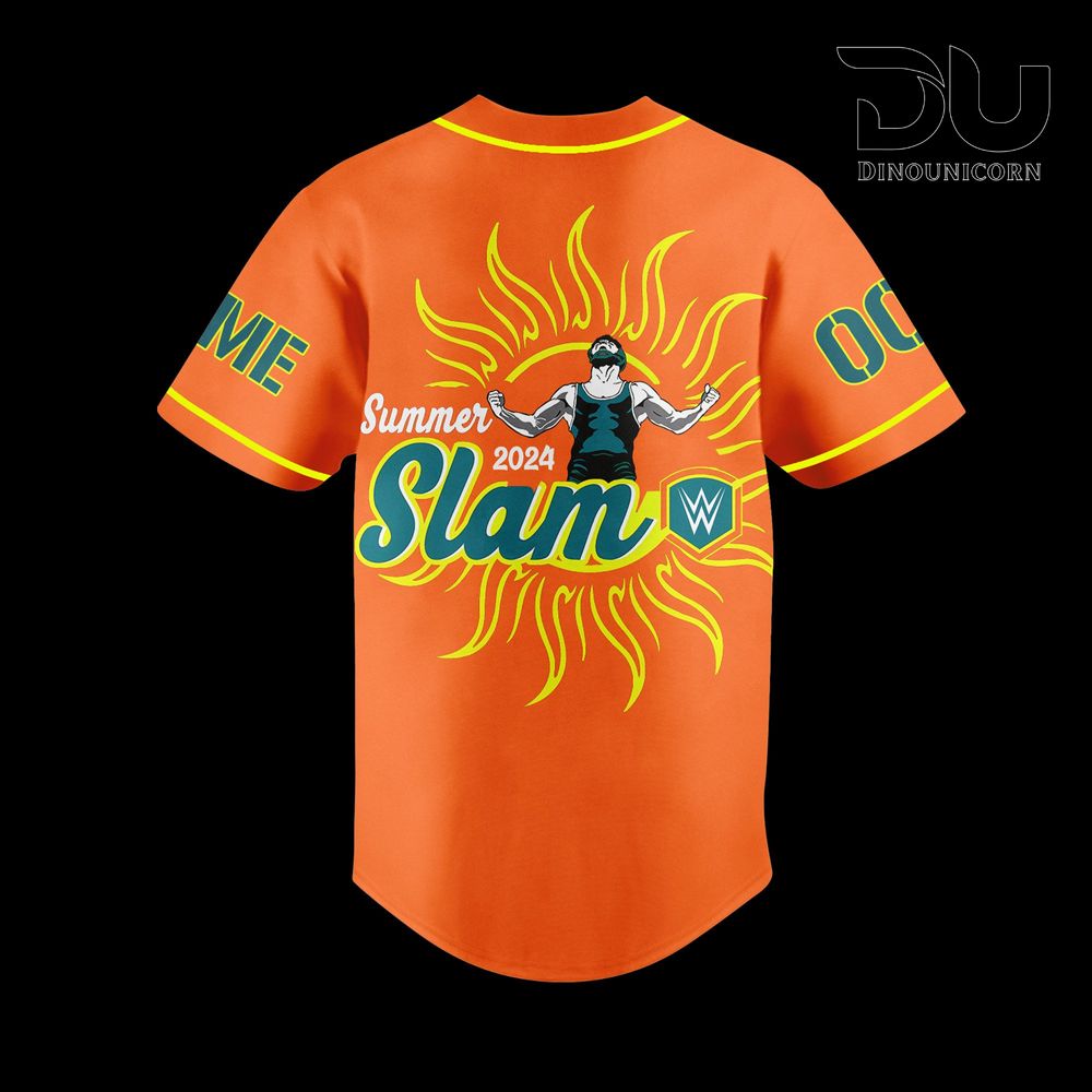 WWE Summer Slam Baseball Jersey NNA – Official Event Merchandise - Image 3
