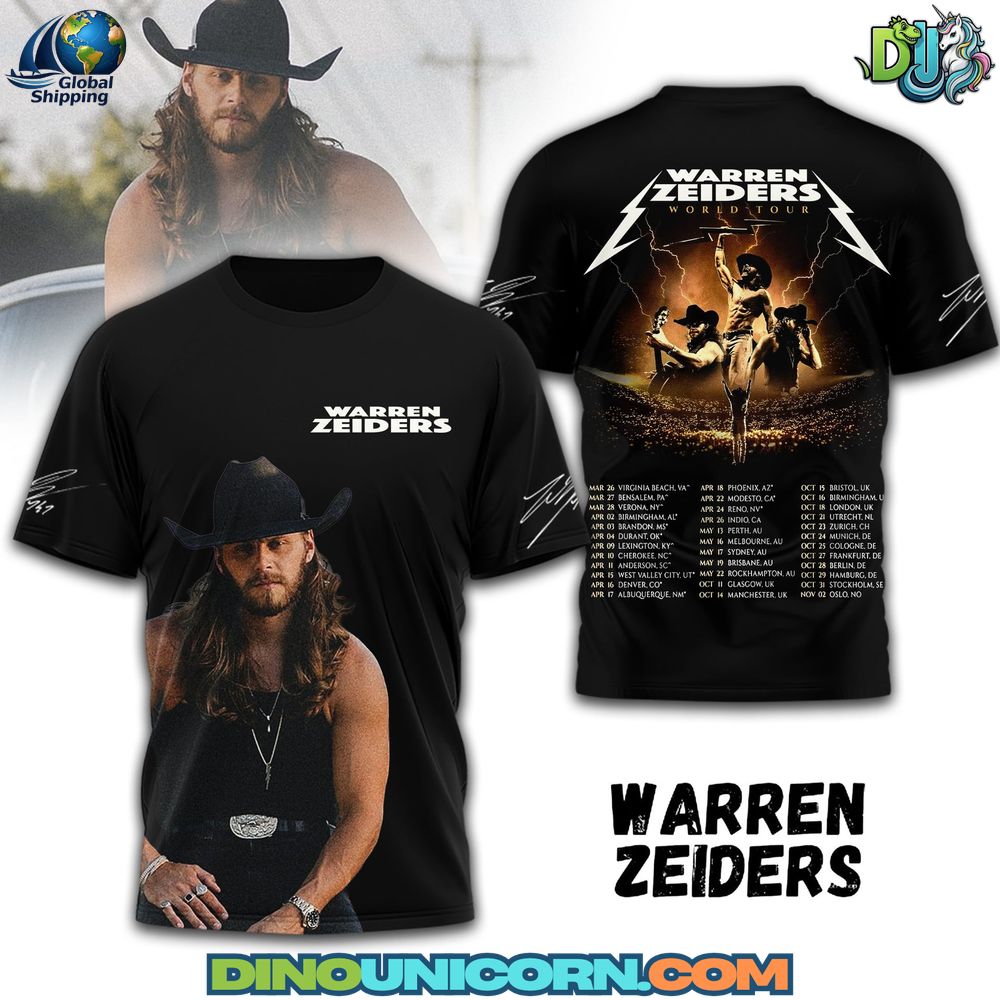 Warren Zeiders T-Shirt Hoodie Or Zip-up Hoodie NNA