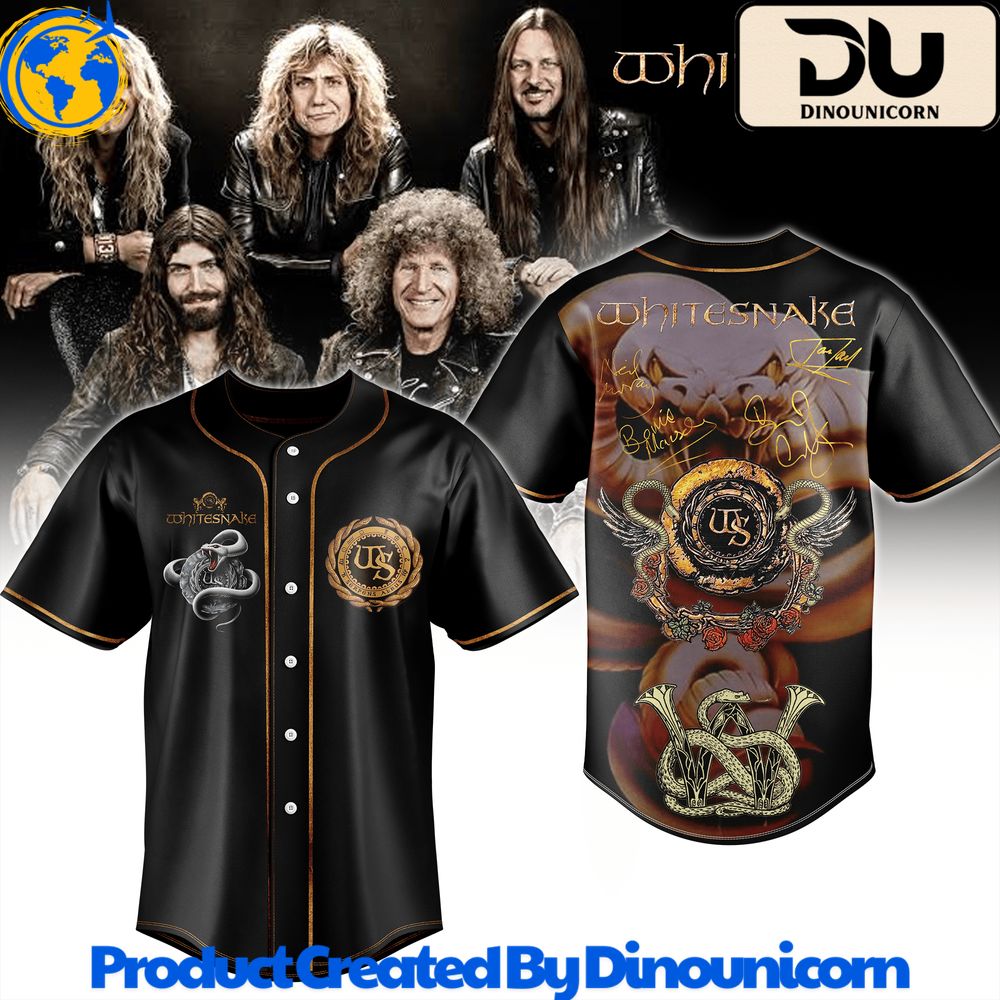 Whitesnake Baseball Jersey NNA