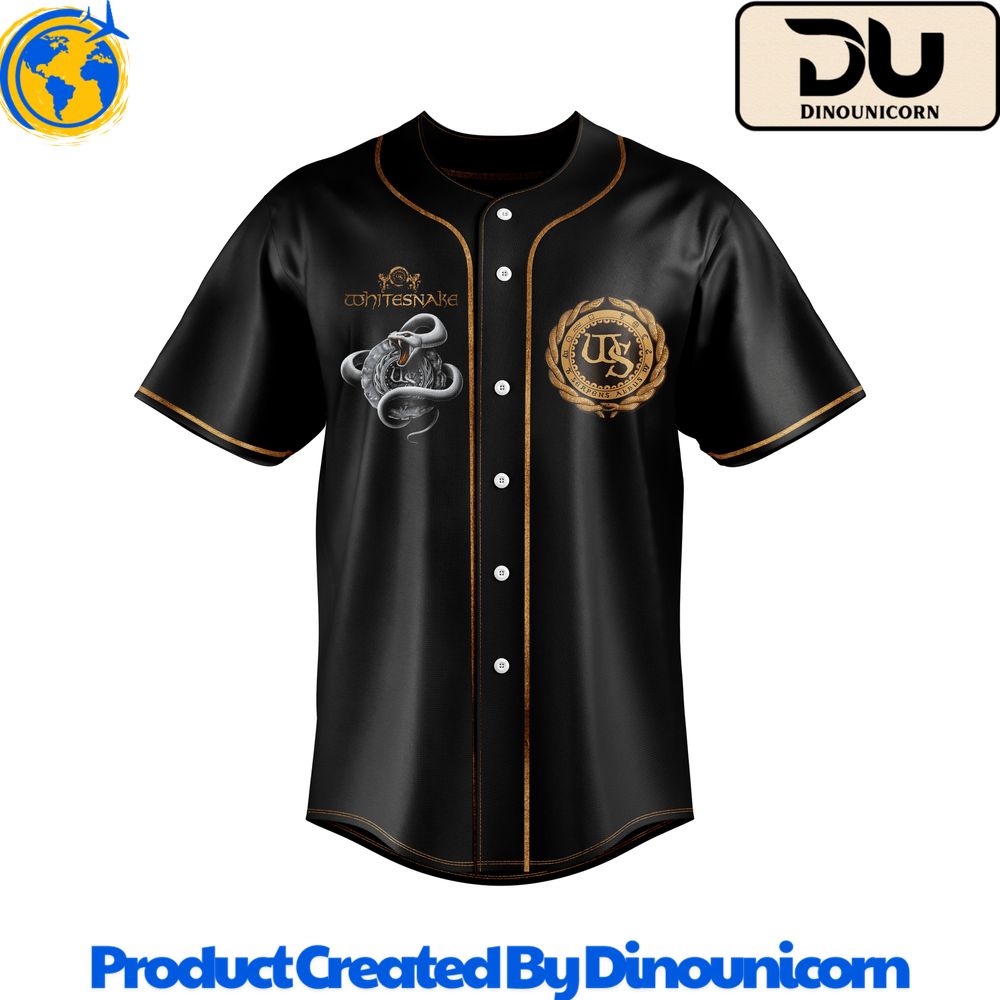 Whitesnake Baseball Jersey NNA - Image 3