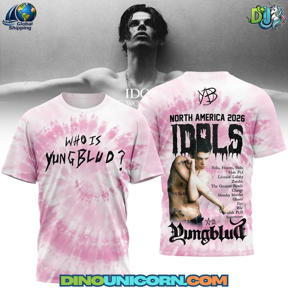 YUNGBLUD North American Tour 2026 T-Shirt Hoodie Or Zip-up Hoodie NNA