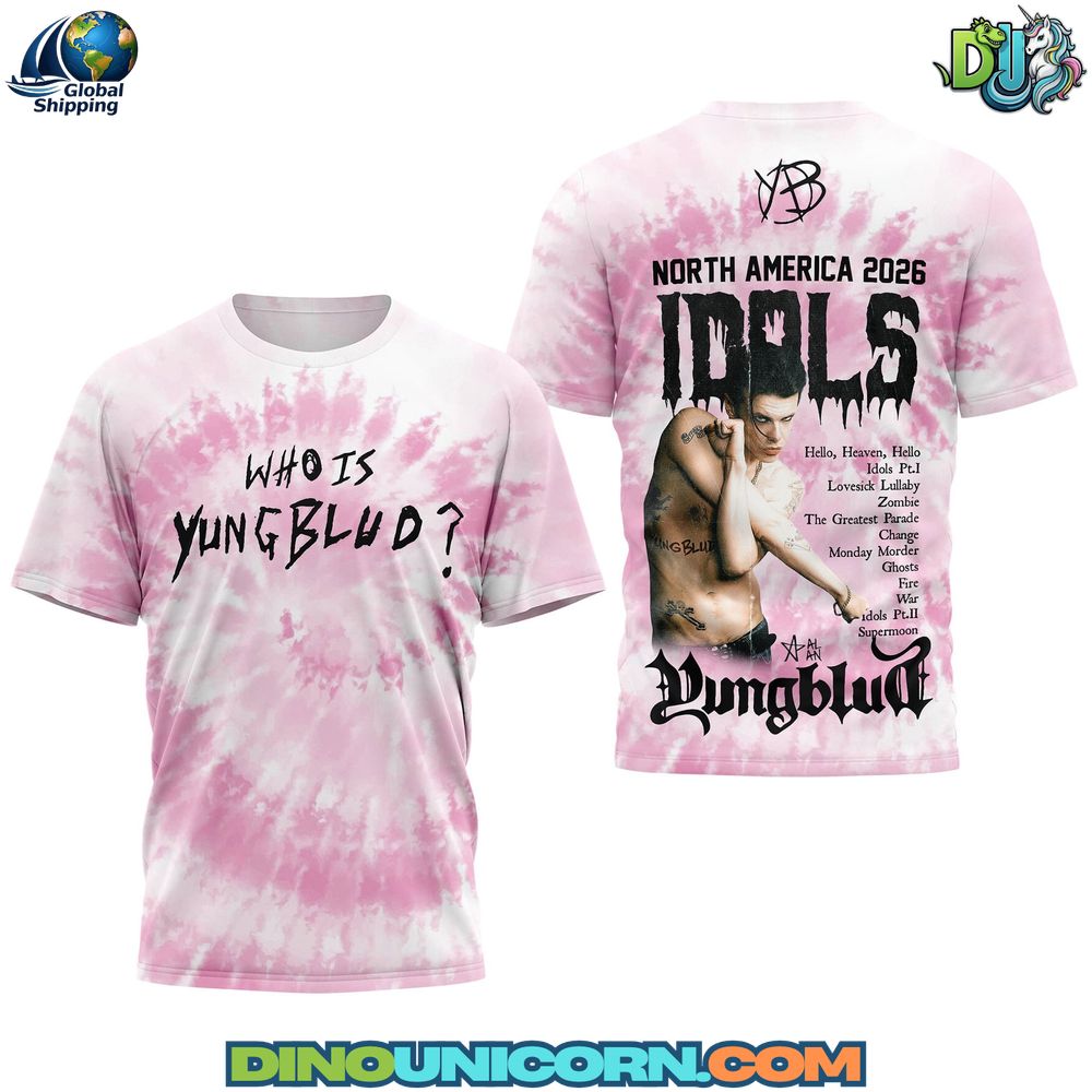 YUNGBLUD North American Tour 2026 T-Shirt Hoodie Or Zip-up Hoodie NNA - Image 2