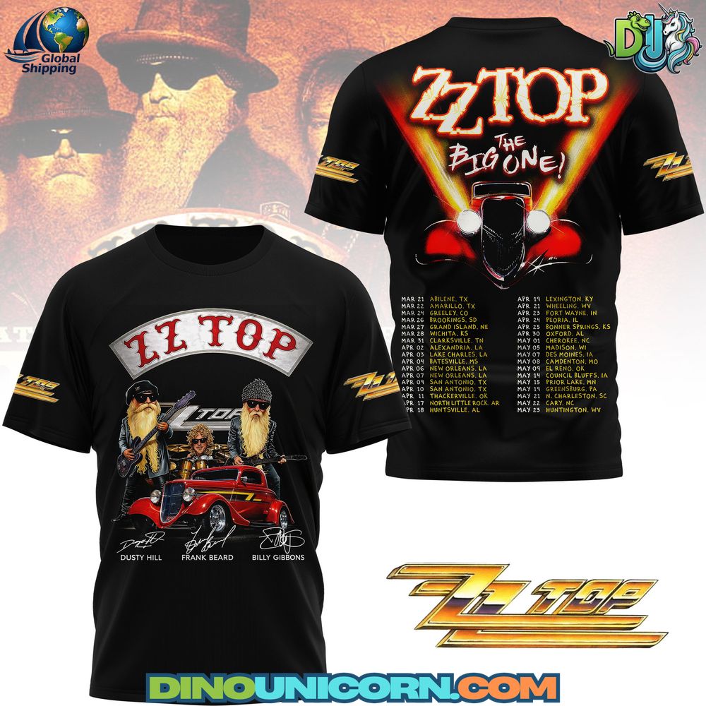 ZZ Top The Big One T-Shirt Hoodie Or Zip-up Hoodie NNA