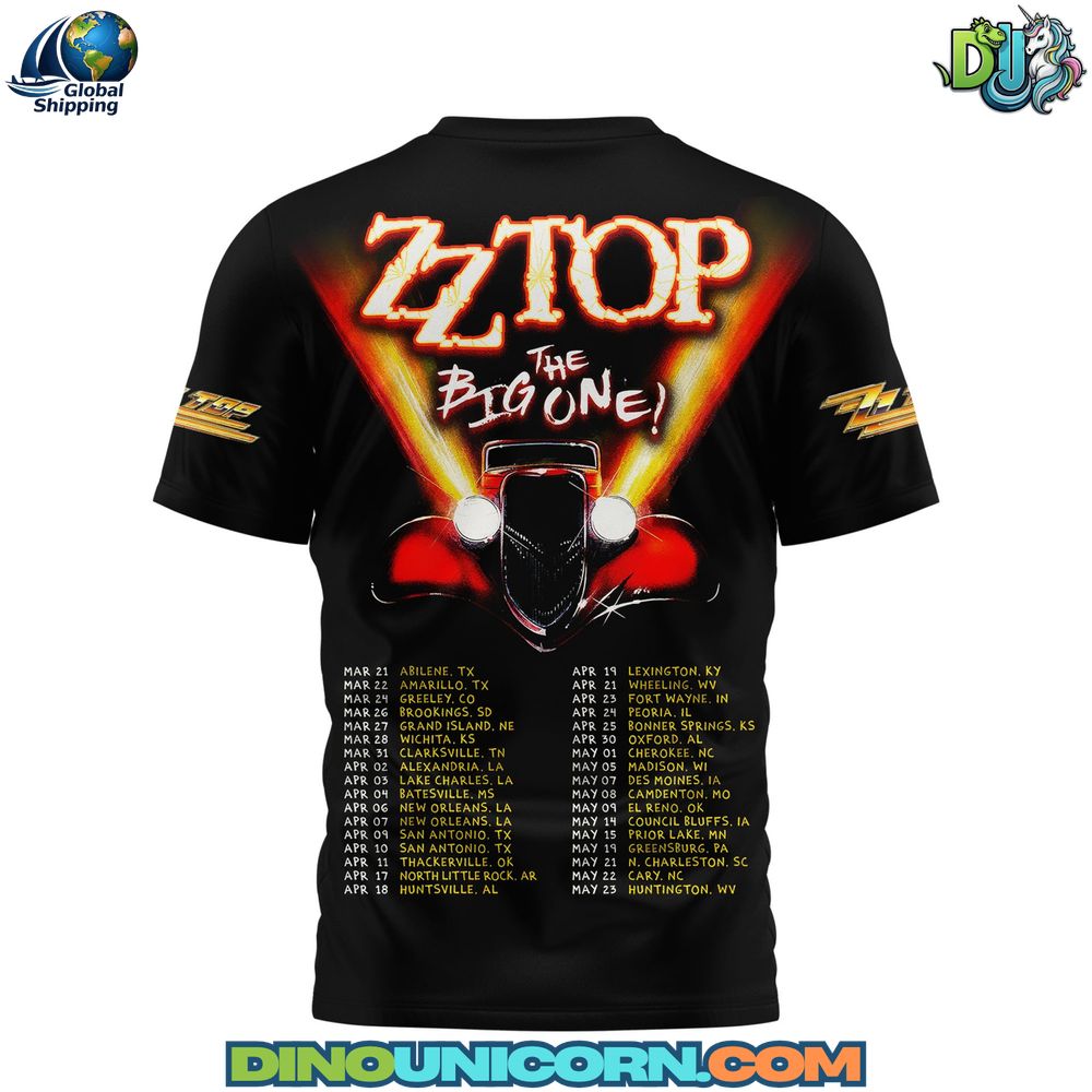 ZZ Top The Big One T-Shirt Hoodie Or Zip-up Hoodie NNA - Image 3