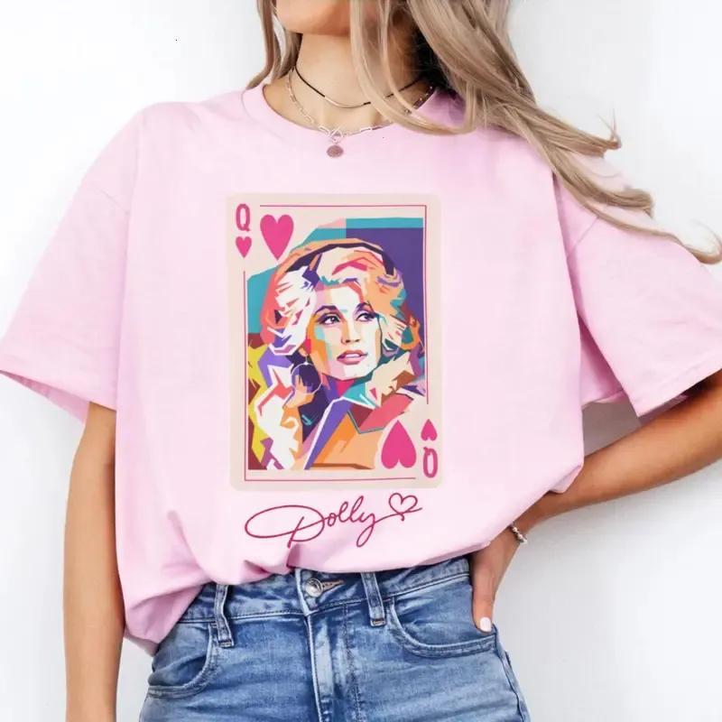 Blossom, M, Women / Dolly Parton Queen Of Hearts T Shirt, Vintage Country Music Tee, Music Lovers Tee, Fan Gift Outfit, Unisex Tee HG