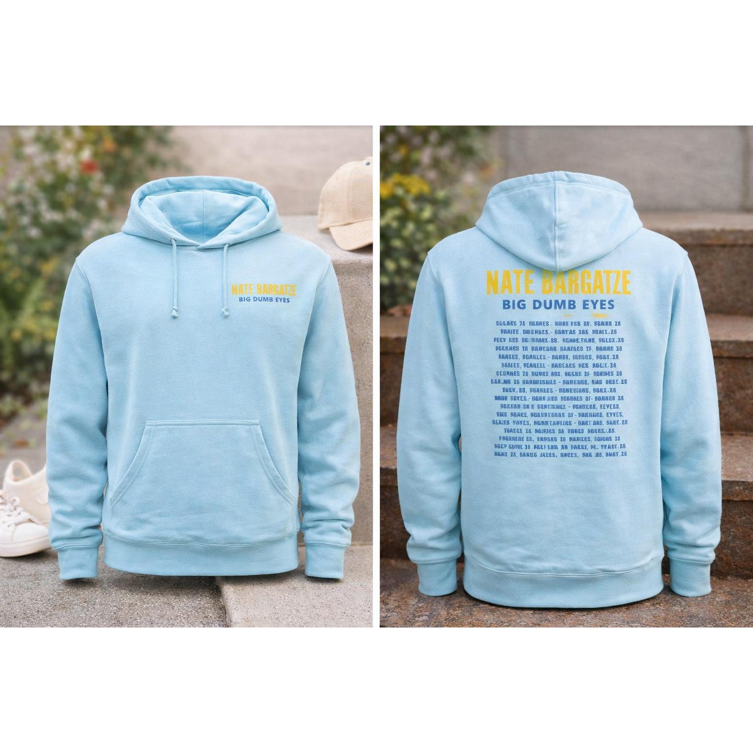 Nateland Merch Big Dumb Eyes Tour Shirt P3N
