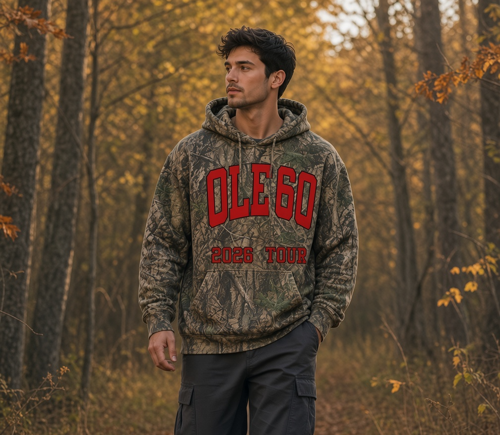 Ole 60 Merch 2026 Ole 60 Camo Tour T-Shirt Music Lover Gift Ideas For Him - T-Shirt HG