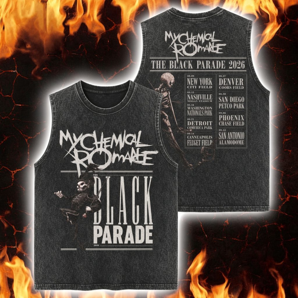 My Chemical Romance The Black Parade 2026 Tour North America Merch Vintage HG