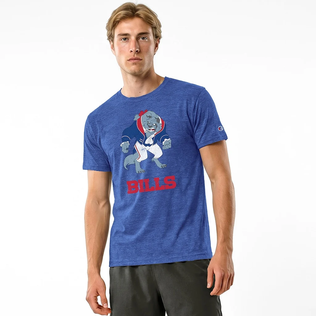 The Disney X NFL Champion NFL Merch 2026 Buffalo Bills Disney X NFL Champion Beast T-Shirt Bills Merch - T-shirt HG
