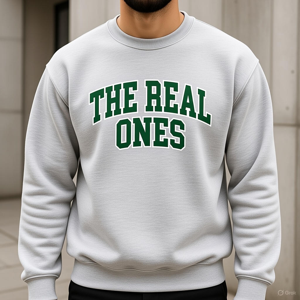 Wave Sports Merch Not Gonna Lie With Kylie Kelce The Real Ones Varsity Crewneck Sweatshirt Gifts P3N