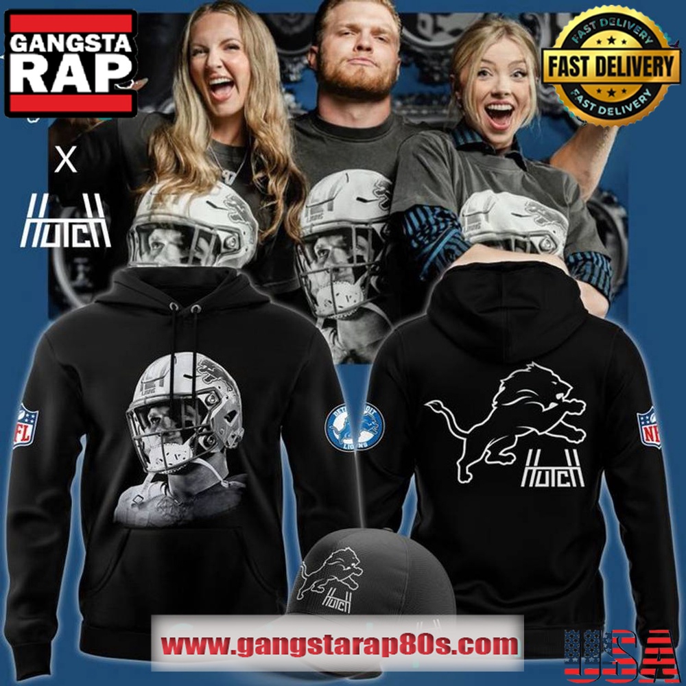 Aidan Hutchinson Charcoal House of Hutch x Detroit Lions Game Face All Over Print T-Shirt Hoodie Or Zip-up Hoodie LN Shirt