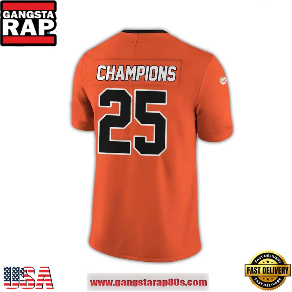 Albany Firebirds Arena Crown CHAMPIONS Limited Edition Personalized Football Jersey LN 2025 - Image 3