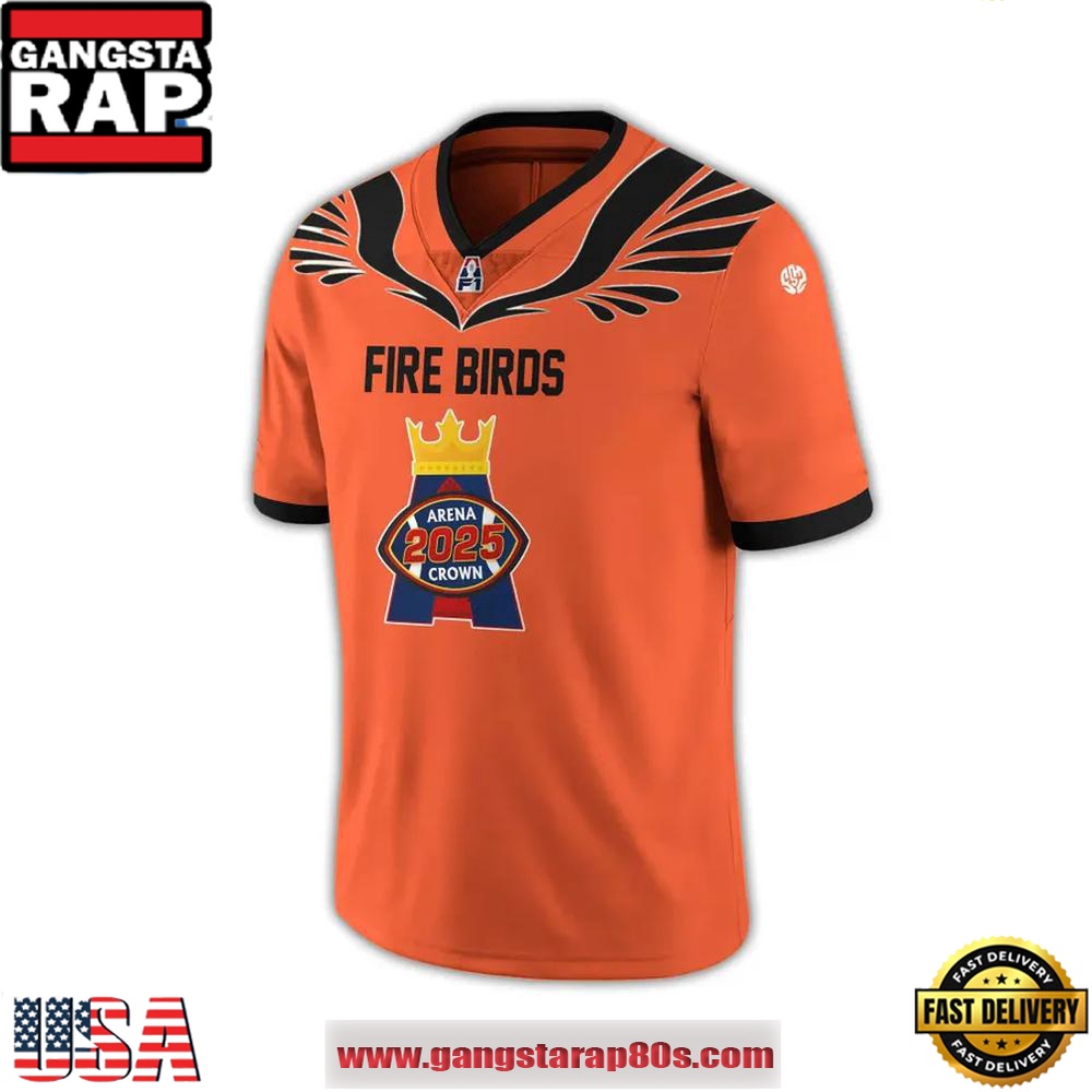 Albany Firebirds Arena Crown CHAMPIONS Limited Edition Personalized Football Jersey LN 2025 - Image 2