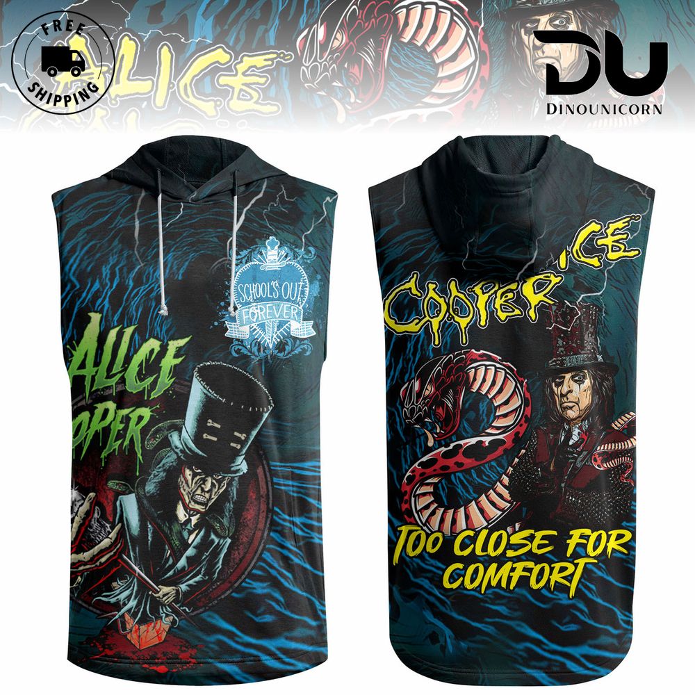 Alice Cooper Too Close For Comfort Tshirt, Hoodie, Sleeveless Hoodie, Zipup Hoodie NNA
