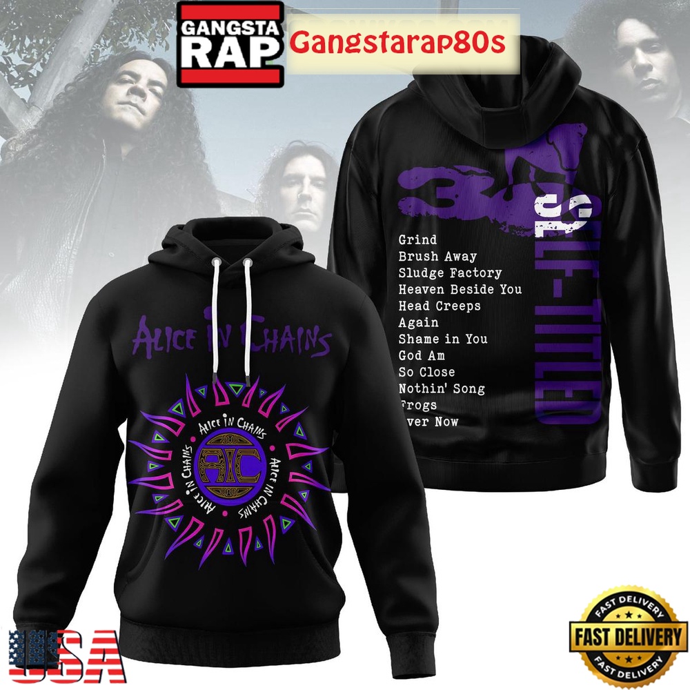 Alice In Chains Self Titled 2026 Unisex T-Shirt Hoodie Or Zip-up Hoodie LN