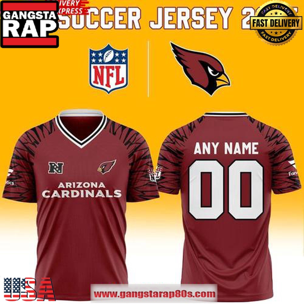Arizona Cardinals NFL 2025 Special Personalized Football Jersey LN