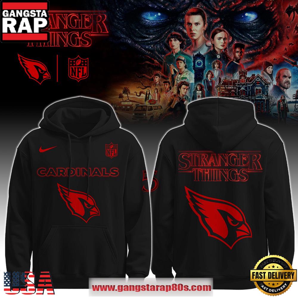 Arizona Cardinals NFL x Strangethings s Unisex T-Shirt Hoodie Or Zip-up Hoodie LN