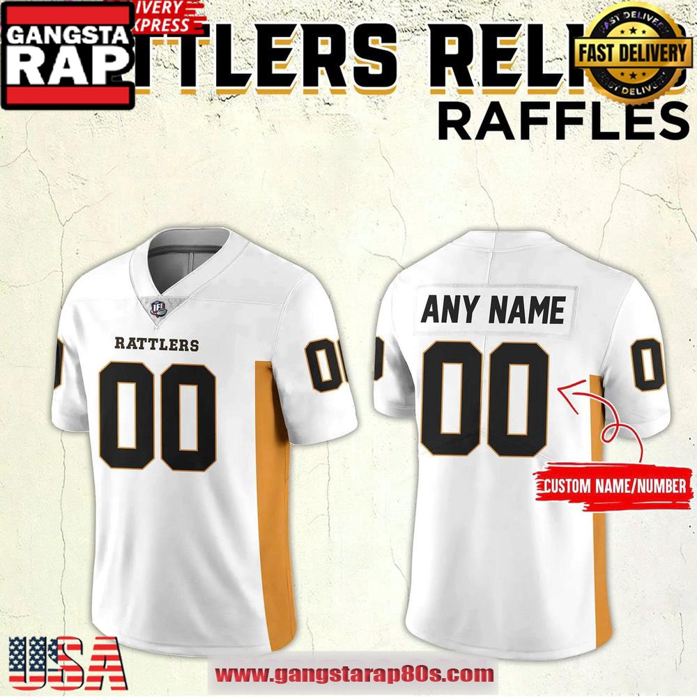 Arizona Rattlers Rattlers Relics Raffles Official Personalized Football Jersey LN