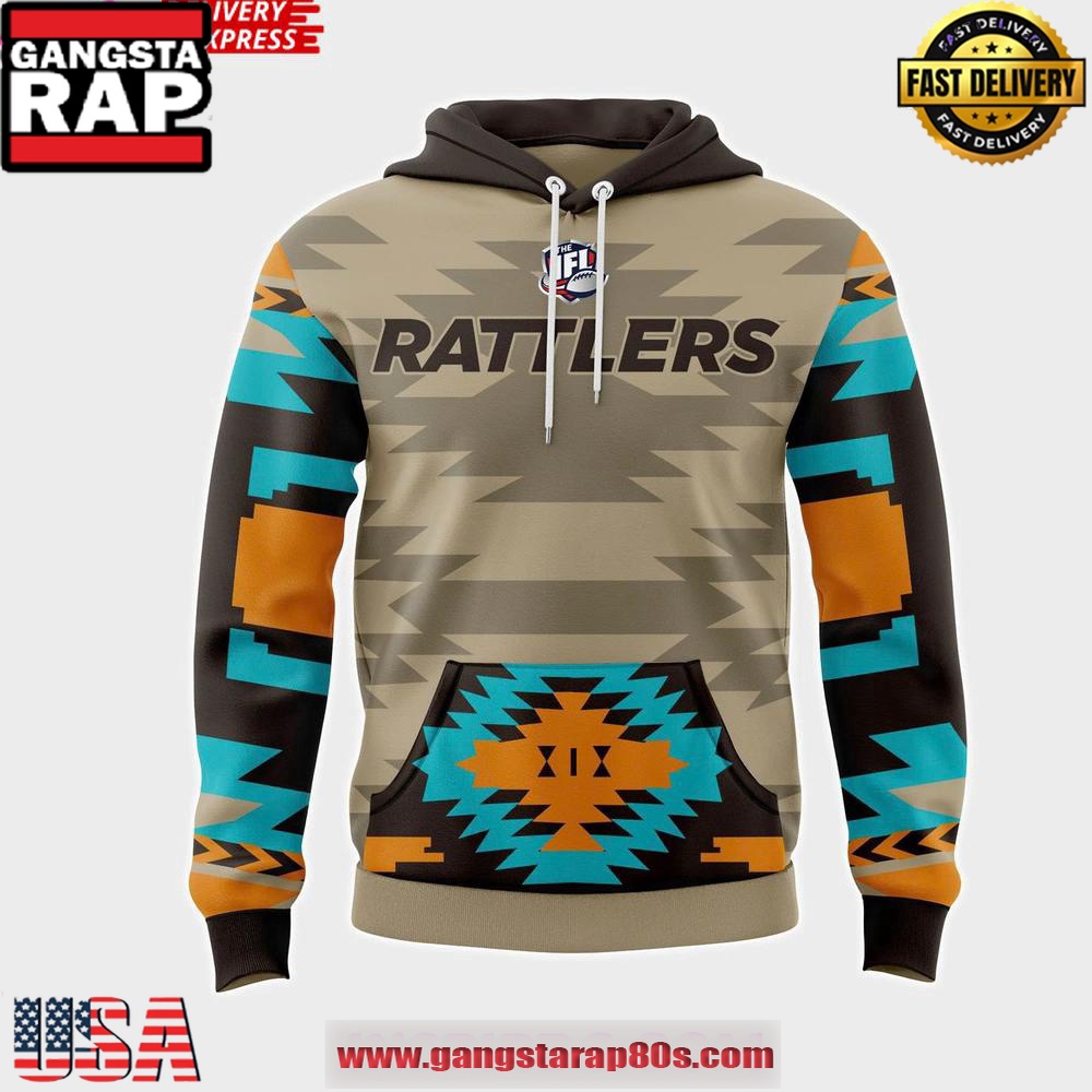 Arizona Rattlers x Native American Heritage Night 2025 Personalized Football Jersey LN - Image 5